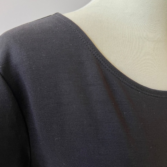 ELLEN TRACY SS TEE SHIRT LG PETITE SILK ELEVATED ESSENTIAL MINIMALIST TIMELESS - Picture 6 of 11